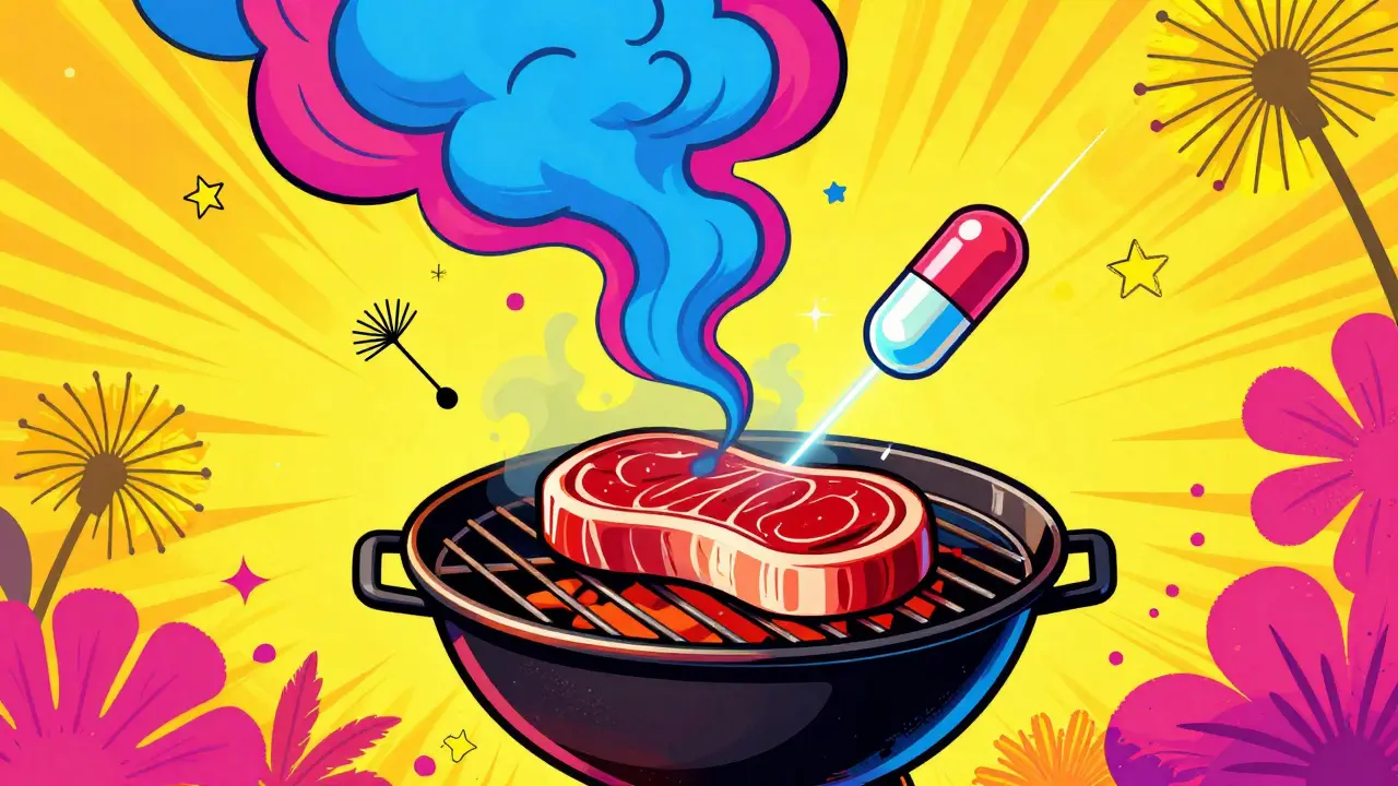 Charcoal-Grilled Meats and Medications: Understanding CYP1A2 Interactions